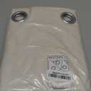 NICETOWN 100% Absolutely Blackout Linen Curtains with Thermal Insulated White Liner, 52" W, 2 PCs, Beige, 102" Long Drapes Sweep The Floor Decorative Keep Privacy Panels for Living Room/Villa/Bedroom