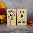 2 x Viaecone Halloween Treat Bags Party Favors - 24 PCS Candy Bags for Trick or Treating with Stickers, Kids Paper Mini Gift Bags for Treats Snacks, Goodie Bags Party Supplies (Halloween)