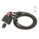 Bell Sports Armory 200 Key Padlock with Cable, Key padlock, 2 keys included