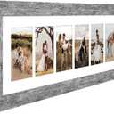 8x26 Collage Frame, 6 Open 4x6 Photo Frame Collage for Wall