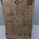 Dream On Me Curio Sit N Seek 3 in 1 Convertible Baby High Chair in Solid Grey, Removable and Adjustable Tray, Portable High Chair, Adjustable Legs, Detachable Footrest & 5 Point Safety Harness