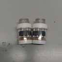 2 Pack Faucet Water Filter, Faucet Mount Filters Purifier Kitchen Tap Filtration Activated Carbon Removes Chlorine Fluoride Heavy Metals Hard Water for Home Kitchen Bathroom(White)