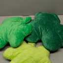 Huwena 3 Pcs St Patrick's Day Pillow Shamrock Shaped Plush Throw Pillows Green Stuffed Shamrock Decorative Cute Soft Saint Patrick's Day Decorations for Irish Office Couch Sofa Home Bedroom