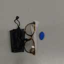 Gaoye Blue Light Blocking Glasses - Trending Round TR90 Frames, Metal Arms, UV400 Protection - Matching Soft Case (*1-tea Leopard/Transparent Lens)