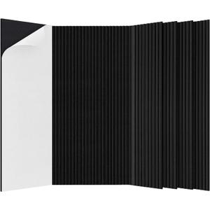 5 Pack Acoustic Panels,47.2x23.6x0.4 inch Acoustic Wall Panels,Large Soundproof Panels,Self-Adhesive Sound Proof panels for Walls,Acoustic Treatment for Recording Studio&Office,Black
