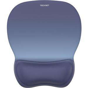 TECKNET Gel Mouse Pad with Wrist Rest, Ergonomic Office Mousepad with Wrist Support - Non-Slip & Smooth Surface Comfortable Desk Accessories Mat for Office, Gaming and Study - Gradient (10L x 8W inches)