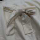 Women's Sweatshirt Street Fashion Round Neck Long Sleeve Casual Shirt Bow Sweater L