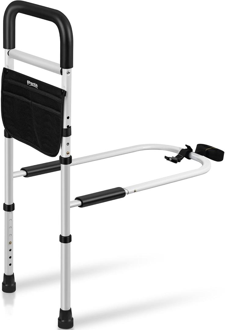 Panta Bed Rails for Elderly Adults Safety, Adjustable Bed Assist Rails for Seniors, Black