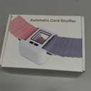 Rechargeable Automatic Card Shuffler for 2 Decks, 2000 mAh Built in Battery USB-C Charge, Low Noise Fast Shuffle, Smart Auto Shuffler for UNO Poker Blackjack Skip-Bo Texas Hold'em Canasta Skyjo(Black)