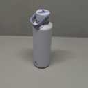 POWCAN 18 oz Slim Insulated Water Bottle: Leakproof, Lightweight, Cold for 24 Hrs, Double Walled Stainless Steel Water Bottle with Straw for Outdoors, Travel, Hiking, Biking, Sport (Lupine Haze)