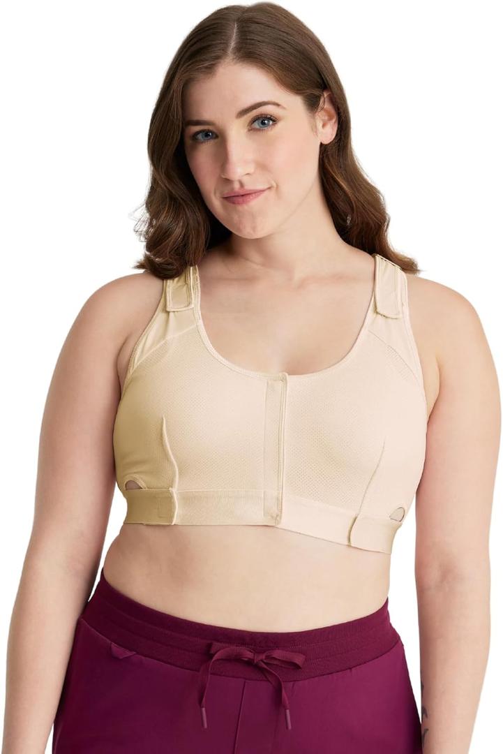 Care+Wear - Post Mastectomy Recovery Bra (Nude, XXX-Large) - Comfortable Post-Surgery Support - Breathable, Adjustable and Front Opening