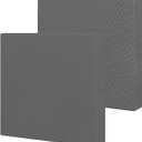 Easy-Going Waterproof Patio Cushion Covers ONLY Cover 22x20x4 inch 2 Pack Replacement Non-Slip Outdoor Seat Cushion Slipcover with Zipper. Dark Gray