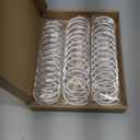 100 Pack Clip Strip 1.5" Loose Leaf Binder Rings,1.5 Inch Nickel-Plated Steel Book Snap Rings, Key Rings, Book Binding, Hang Signs, Sample Books, Catalogs, Instruction Booklets & More in Retail Stores