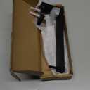 TocTen Hand Towel Holder/Towel Ring - Thicken SUS304 Stainless Steel Bathroom Hand Towel Hanger, 9 Inch Heavy Duty Wall Mounted Towel Rack, Square Hand Towel Bar for Bathroom Hardware (Black, 9 in)