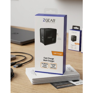Zgear 24W Dual USB Wall Charger