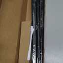 5/8 Diameter Curtain Rods 30-90 Inch, for 30-84 Inch Windows, Adjustable Splicing Black Curtain Rods for Windows with Brackets, Window Rod Long Small Curtains Rod