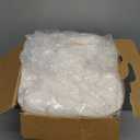 BEDELITE King Size Blanket for Bed, 300GSM Soft & Warm Fleece Blanket, Decorative and Giftable Striped Cream White Blankets for Women, Men, 108"x90"