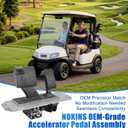 NOKINS Accelerator Pedal Assembly 2nd Gen Fit for Club Car Precedent Electric Golf Cart 2009-Up, Replace OEM Numbers 102595021 and 103974821