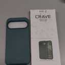 Crave for Google Pixel 9 Case and Pixel 9 Pro Case, Shockproof Protection Dual Layer Cover (6.3 inch) - Forest Green