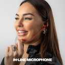 Skullcandy Jib USB-C Wired Earbuds with Noise Isolating Fit, in-Line Microphone Call and Track Control for iPhone Android, Ear Gel Sizes Included for Custom Fit - Plasma