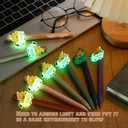 Sayglossy 12 Pcs Dumpster Fire Gifts Bulk 911 Dispatcher Appreciation Gift Funny Luminous Dumpster Fire Ballpoint Pens Emotional Support for Volunteer Coworker Employee Office Team Desk Accessories