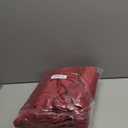 RYB HOME Red Velvet Curtains 84 inches for Bedroom - Light & Heat Block Back Tabs Window Treatment Energy Efficient Privacy Protection Drapes for Farmhouse, Living Room, Ruby Red, W52 x L84, 2 Panels