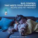 STEM Light Trap: Indoor Fruit Fly Trap, Effective Insect Control for Home, Attracts and Traps Flying Insects, Emits Soft Blue Light, Starter Kit with 1 Plug-In Device and 2 Cartridges