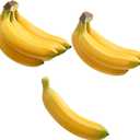 Hiboom 3 Sets Realistic Lifelike Artificial Banana Bunch Fake Fruits 1/3/5 Head Simulation Fake Banana Artificial Fruit that Look Real for Food Model Display Photography Props Home Kitchen Decoration