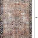 Loloi Chris Loves Julia Jules Collection JUL-02 Terracotta/Multi 9'-6'' x 14', .13" Pile Height, Area Rug