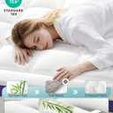ChiXpace Dual Layer 4 Inch Memory Foam Mattress Topper Full | 2 Inch Gel Memory Foam and 2 Inch Pillow Top Mattress Pad Cover, 7-Zone Egg Crate & 2-in-1 Design (White)