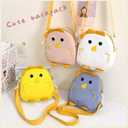 Cute Nylon Chicken Shoulder Bag, Crossbody Bag, Novelty Purse, Kawaii Animal Purse with Zipper for Women
