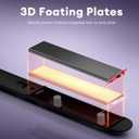 1 Inch Anti Static Flat Iron Travel Straightener with Floating Ceramic Plates and Digital Controls Hair Straightener for Your Friend Or Your Family as a Gift (Black)