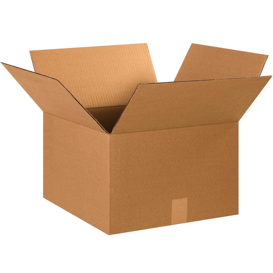 BOX USA 15 x 15 x 10 Corrugated Cardboard Boxes, Medium 15"L x 15"W x 10"H, Pack of 20 | Shipping, Packaging, Moving, Storage Box for Home or Business, Strong Wholesale Bulk Boxes
