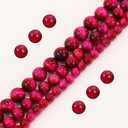 108pcs 8mm Natural Gold Obsidian Beads Round Gemstone Beads Loose Beads for Jewelry Making, Color: Magenta Tiger's Eye
