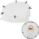 Kate Newborn Photography Props Stainless Steel Stand Set for Baby Photoshoot,Including Newborn Posing Beanbag Sleeve(Unfilled), Elastic Fabric and 6 Clamps (No Filler)