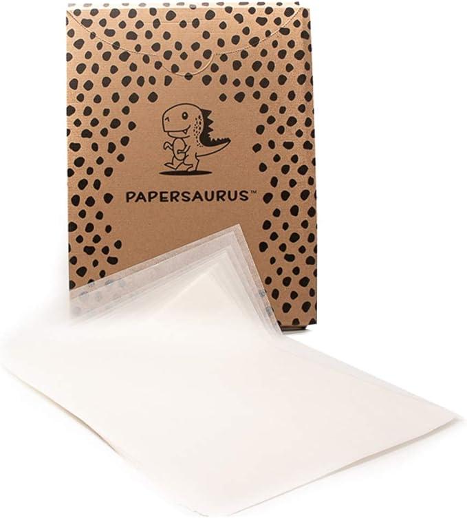 12" x 16" White Parchment Paper for Bakers (150 pcs) - Non-Stick Precut Sheets - Food Grade - Oven Safe Sheet Pan Liner - Great for Baking, Air Frying, and Cooking