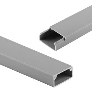 62.8in TV Cable Hider, Cable Management Wall for 4 Cords, Single Cable Raceway for Thick Extension Cord, Wall Concealer, 4* L15.7in *W1.2in *H0.59in, Gray