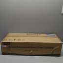 36-Light Large Black Chandeliers for High Ceilings, 36 Inch Crystal Wagon Wheel Chandelier, Farmhouse Industrial Round Chandelier Pendant Lighting Fixture for Dining Living Room Kitchen Island