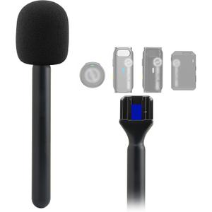 Stand for Magnet Handheld Mic Mount Hollyland LARK M2(Not for M2S) M1 MAX C1 150 Wireless Lavalier Microphone Interview Handle Mic Adapter
