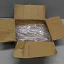 12 Pack Large Plastic Serving Tongs For Buffet - Plastic Serving Utensils For Hot And Cold Food - Disposable Serving Tongs For Parties, Holidays And Gatherings (Clear)