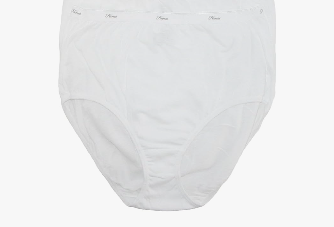Hanes Women's Panties Classic Cotton Brief Underwear, Size 10 (3XL), One Piece