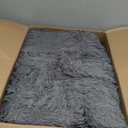Fluffy Area Rugs for Bedroom 5x7: Shag Rugs for Bedroom - Living Room Area Rug 5x7 Grey Plush Fuzzy Soft Carpet - Teenage Room Dorm Decor Carpets