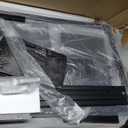 AODK 59 Inch Gaming Desk with USB Charging Ports & LED Light- Reversible Computer Desk with Storage Shelves & Monitor Stand, Modern Gamer Desk Table with Fabric Drawers & Side Hook, Carbon Fiber Black