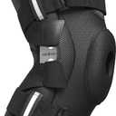 NEENCA Professional Knee Brace for Knee Pain, Hinged Knee Support with Patented X-Straps Fiting System, Strong Stability for Joint Pain Relief, Arthritis, Meniscus Tear, ACL, PCL, MCL, Sports, Workout (Medium, Black-Single)