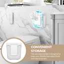 2Pcs Kitchen Wipes Holder Dispenser, Wall Mounted Acrylic Wipes Container Wipe Container Clear Tissue Box for Bathroom, Kitchen, Bedroom, Toilet, Home(COLOR:clear)