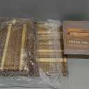 Acacia Wood Cutting Board for Kitchen, Non-Toxic Cutting Board Set of 3, Chopping Boards with Deep Juice Groove for Meat, Cheese & Vegetables - Durable & Double sided with serving Compartments