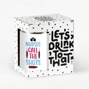 Nurses Week Gifts : 14 oz Travel Coffee Mug with Lid, Nurse Week, Funny Nurse Gifts for Women, Nurse Gift, Cool Gifts for Nurses, Funny Coffee Mug, Nurses Gifts, Travel Mug, Nurse Cup "Call the Shots"