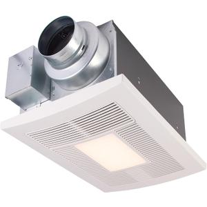 Panasonic WhisperWarm Ceiling Mount Bathroom Exhaust Fan with LED Light & Heater, 50-80-110 CFM, FV-0511VHL1