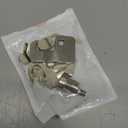 1 Pcs Mailbox Locks, National L-1172C Mailbox Lock Replacement for C9100 Mailbox Key Lock with 3 Keys and C7120 Cam, Nickel Finish