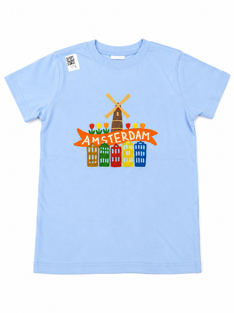 Amsterdam Summer Vacation Vintage T-Shirt 4T